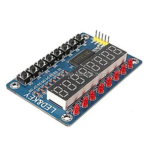TM1638 Chip Key Display Module 8 Bits Digital LED Tube For AVR