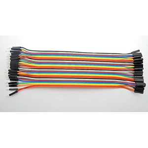 Male to Female 20CM 40P DuPont color cable