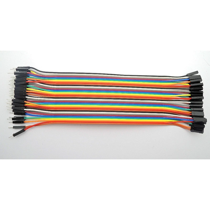 Male to Female 20CM 40P DuPont color cable
