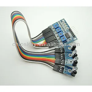 4-way infrared tracking obstacle sensor