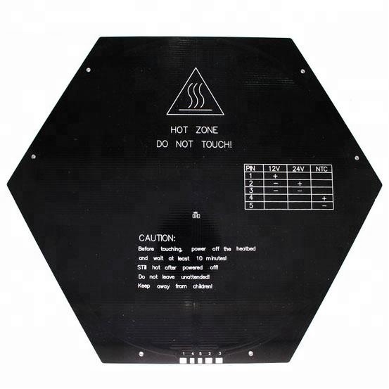 3D printers Delta rostock/ hexagonal round hot bed/MK3 reprap