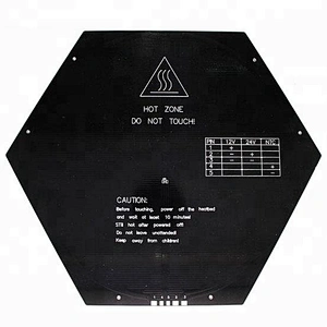 3D printers Delta rostock/ hexagonal round hot bed/MK3 reprap