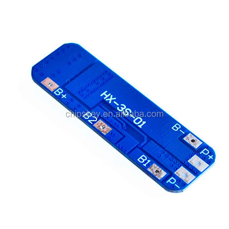50 x 21 x 1 mm 10A 3 18650 Li ion lithium battery cell