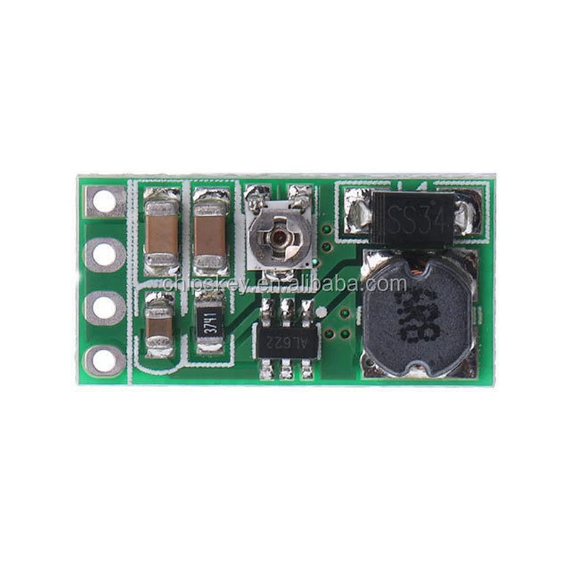 DC 3.3V 3.7V 5V to 6V 9V 12V Adjustable Step-Up Boost Voltage Regulator of Power Supply Module