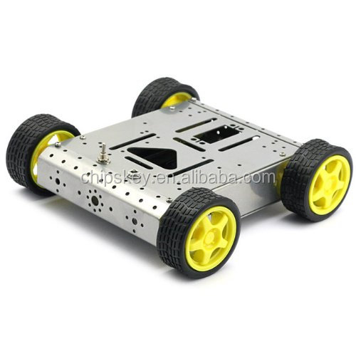 4WD Lightweight/all-wheel-drive Robot Car/smart Car Chassis/electronic Competition Platform