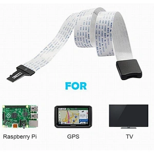 TF to Micr SD Card Flex Extension Cable Extender Adapter Reader 48CM