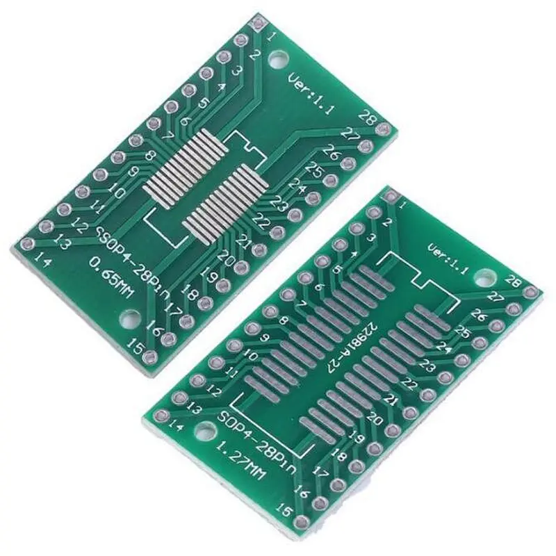 TSSOP28 SSOP28 adapter plate to DIP , fitness AD9851/AD9850/AD9851