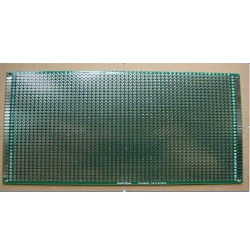 Double Sides, (both sides of the similarities, PTH vias) PCB board / chip the experiment board / bread board 18cmX30cm