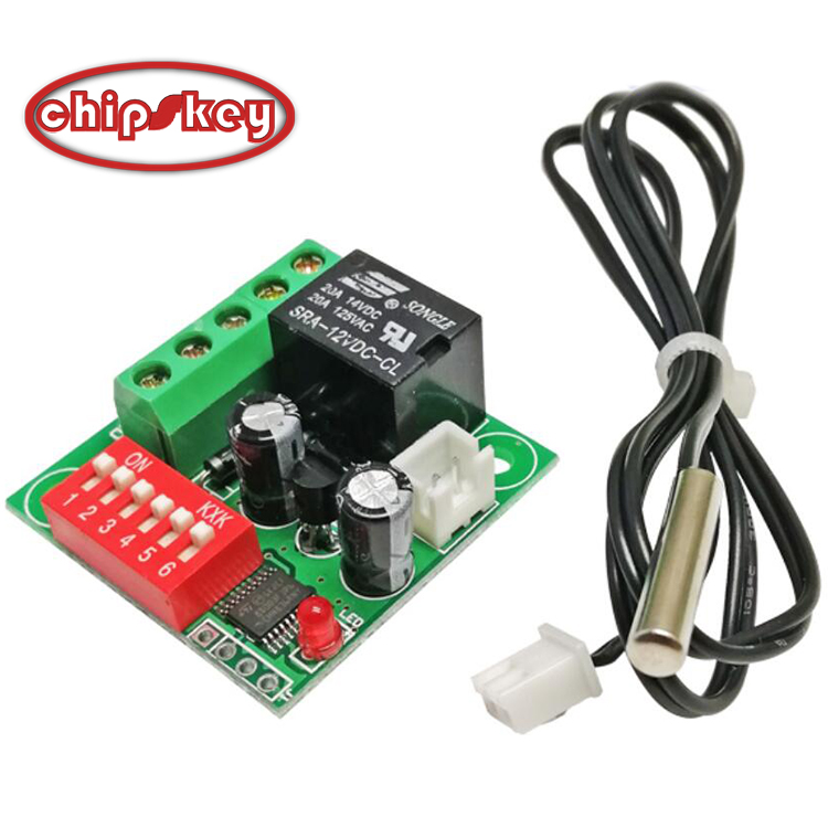 Digital Temperature Control Switch Thermostat Adjustable Thermostat Temperature Switch DC 12V Cooling Controller W1701