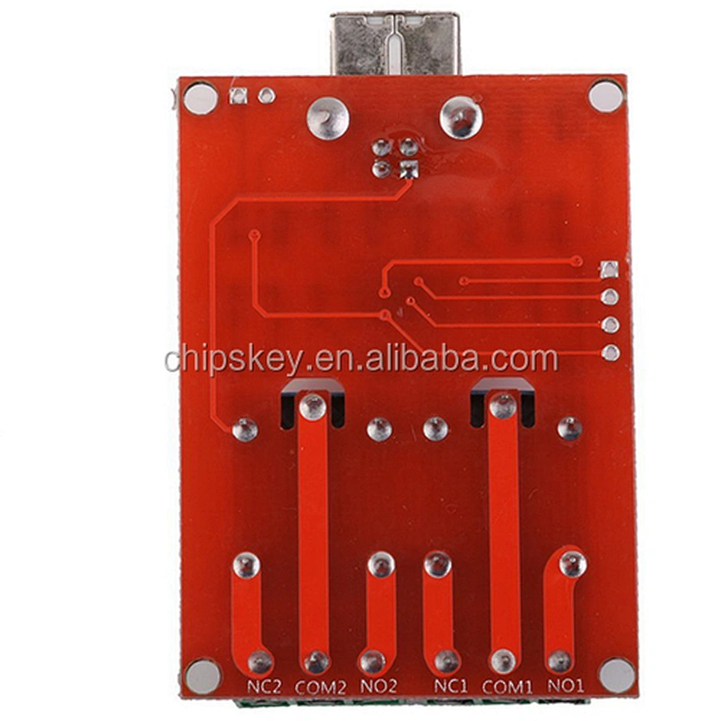 USB Control Switch 2-Channel 5V Relay Module