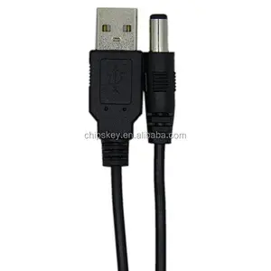 USB to DC 5.5*2.1 Plug power supply line USB power cable