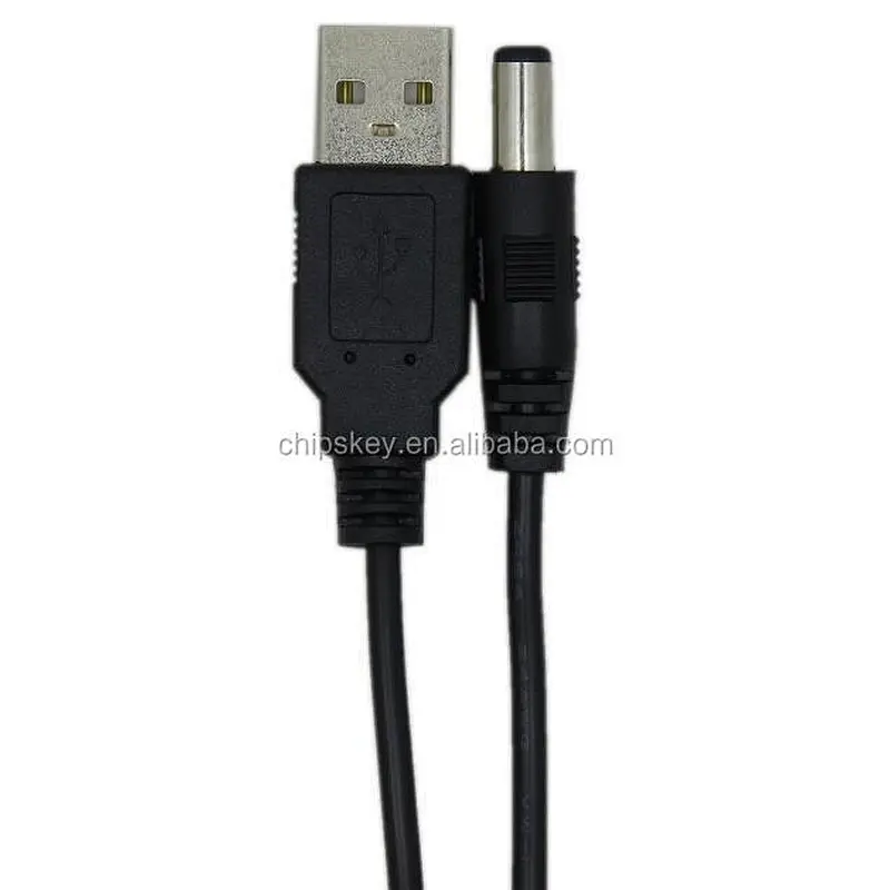 USB to DC 5.5*2.1 Plug power supply line USB power cable