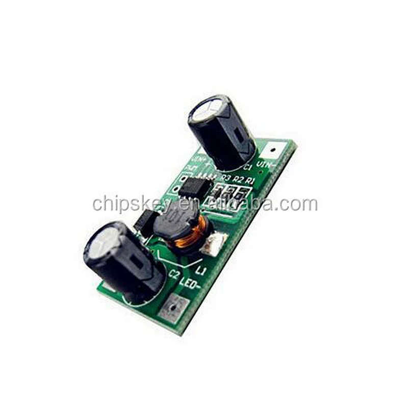 1W LED drive; 350mA PWM dimming input 5-35V DC-DC step-down constant current module