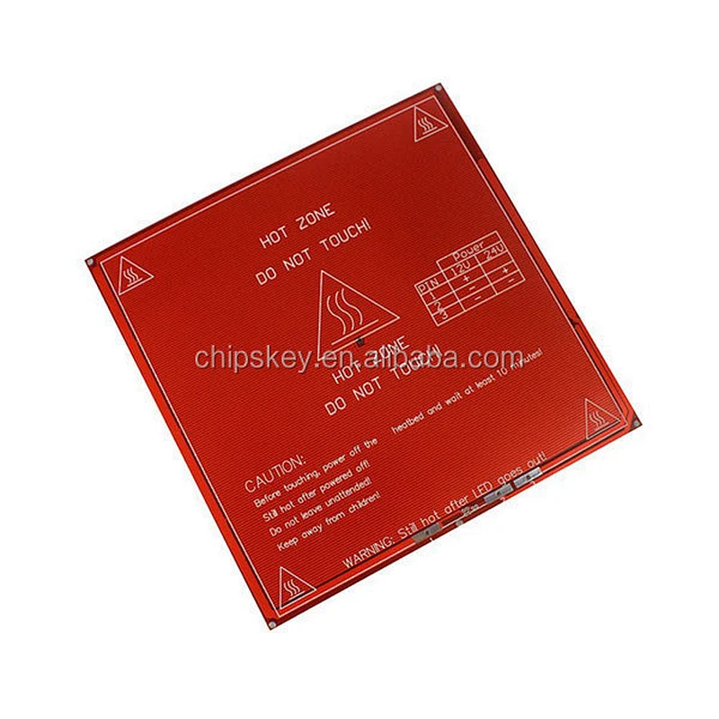 RepRap 3D Printer PCB Heatbed MK2A Heat Bed Hot Plate For Prusa & Mendel