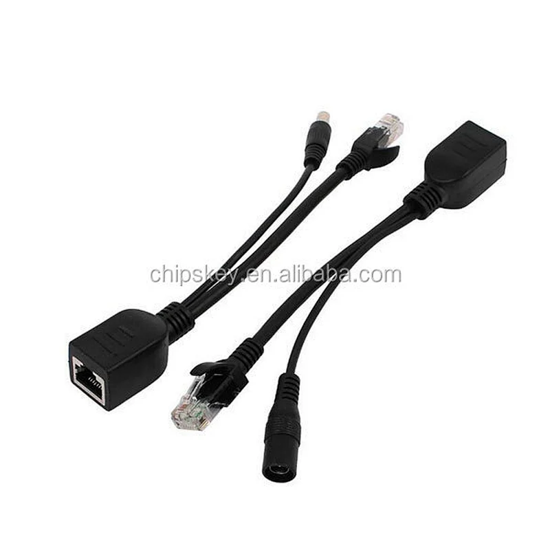 Passive PoE Injector/Splitter with 5.5 mm x 2.5 mm DC Size Connector