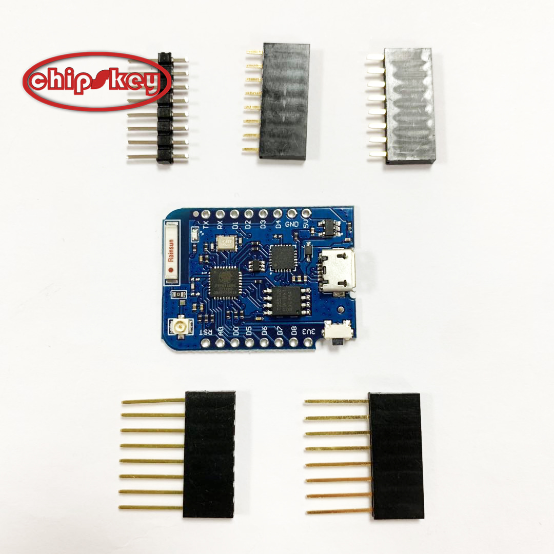 16MB QH128BHIG 128MBIT=16MB WEMOS D1 Mini Pro - 16M Bytes External Antenna Connector ESP8266 WIFI IoT Board