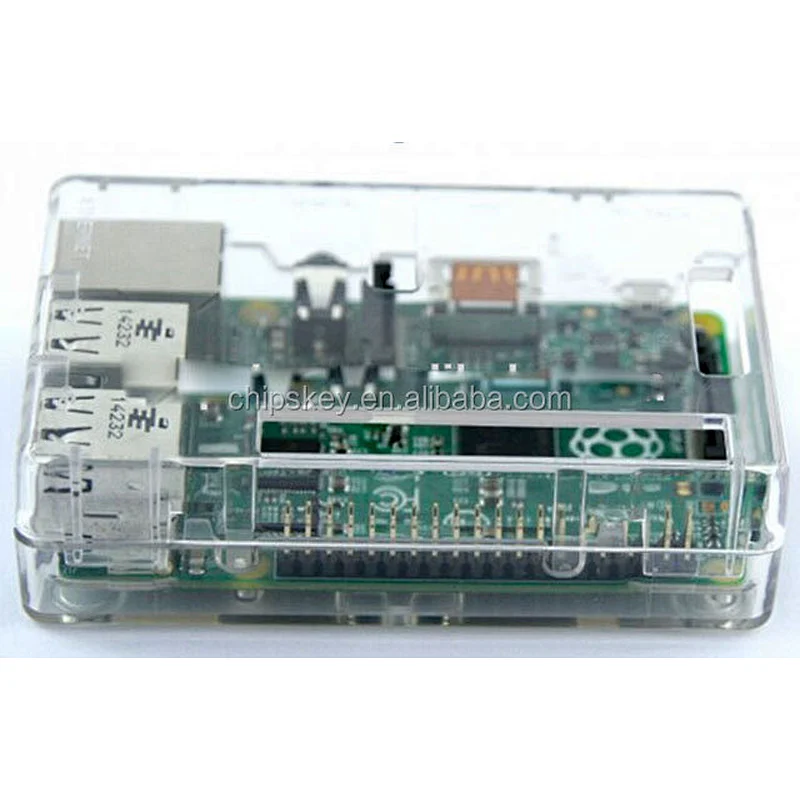 Raspberry PI 2 B+ Square Case Transparent