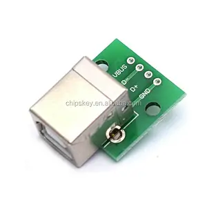USB to DIP adapter board female head straight B-type interface