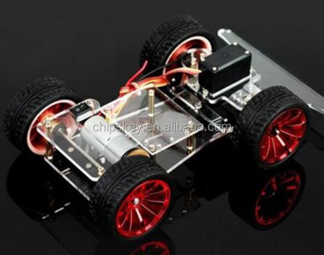 4WD Car Chassis With Servo Turn