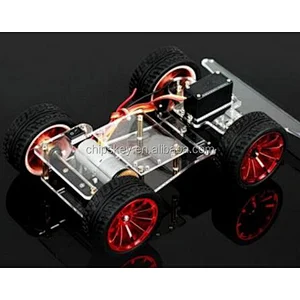 4WD Car Chassis With Servo Turn