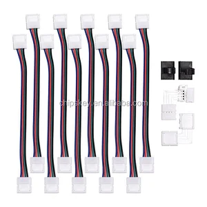 LED 5050 3528 RGB 4P 10CM Connector Cable