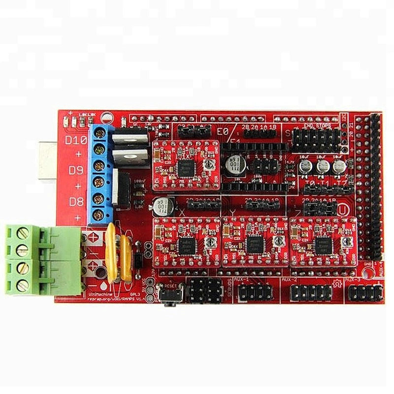 Reprap 3D Printer Full Set Kit Mega 2560 + RAMP 1.4 Extend Shield +4pcs DRV8825 Stepper Driver Set