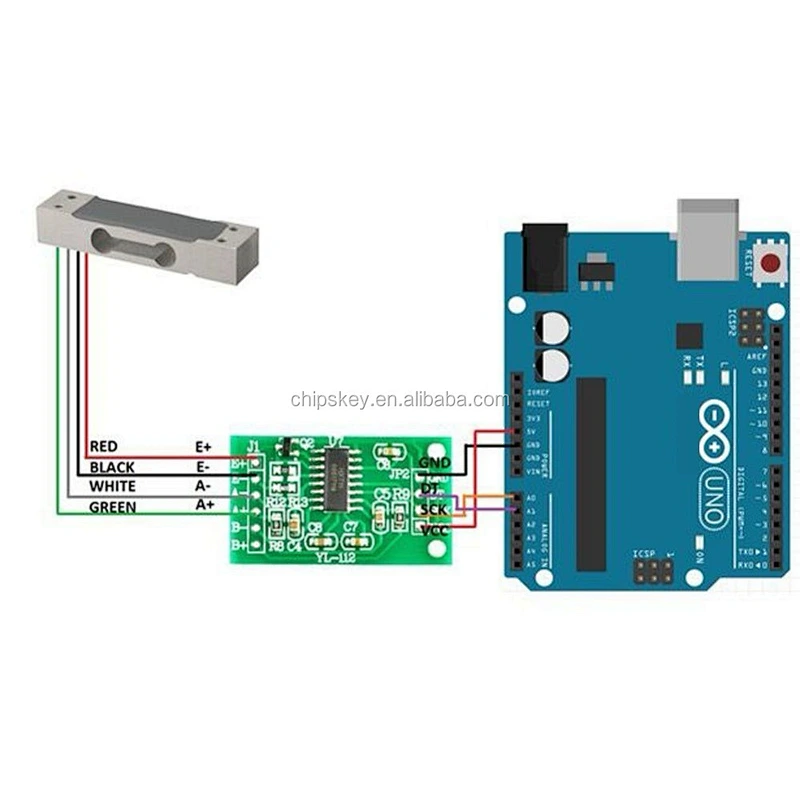 Weighing Sensor AD Module Dual-channel 24-bit A/D Conversion HX711 Shieding