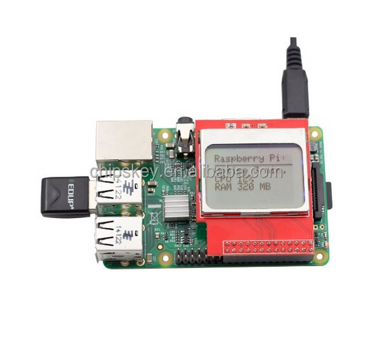 Raspberry Pi CPU/RAM Display 5110 Mini LCD 84*48 PCD8544 Shield For Model B+/B