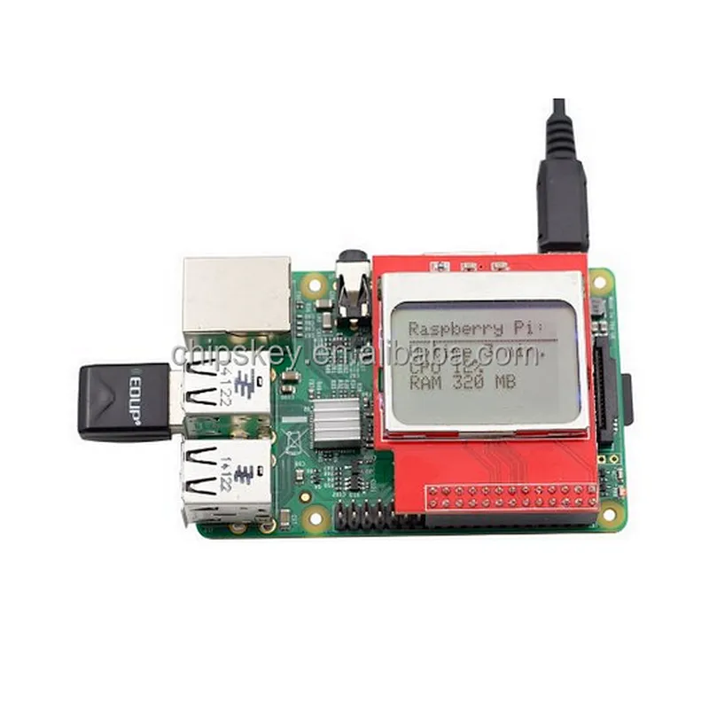 Raspberry Pi CPU/RAM Display 5110 Mini LCD 84*48 PCD8544 Shield For Model B+/B