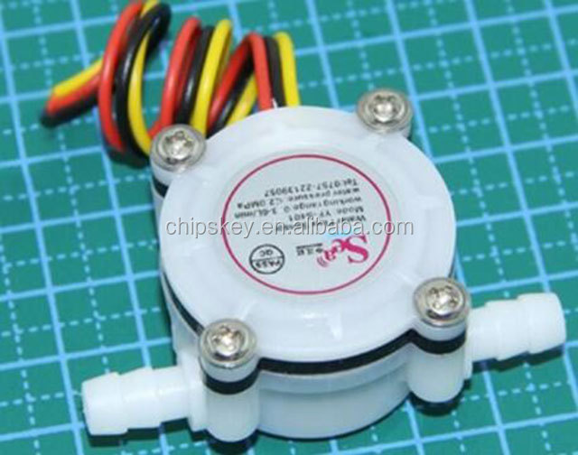 YF-S401 Out-Diameter 7MM 0.3-6L/Min DC4.5 5V-24V Water flow rate sensor