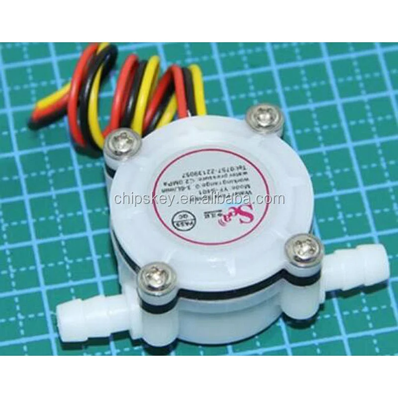 YF-S401 Out-Diameter 7MM 0.3-6L/Min DC4.5 5V-24V Water flow rate sensor