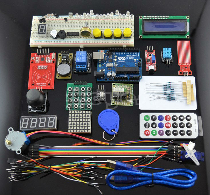 Upgraded version of Starter Kit, RFID learning kit, stepper motor learning kit for MCU