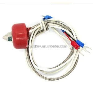 0.2mm/0.3mm/0.4mm Nozzle 3D Printer Extruder Print Head 3D Printer Print Head for 3D Printer
