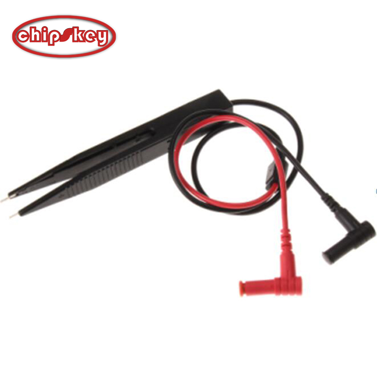 70cm Multimeter Probe 10mm Car Digital Multimeter SMD Inductor Test Clip Meter Probe Tweezers for Resistor Multimeter Capacitor