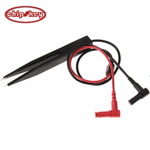 70cm Multimeter Probe 10mm Car Digital Multimeter SMD Inductor Test Clip Meter Probe Tweezers for Resistor Multimeter Capacitor