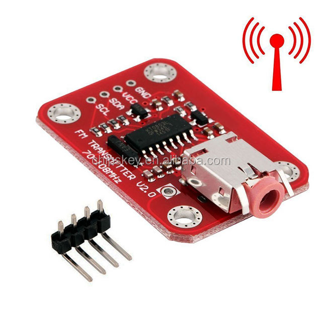 FM Radio Transmitter Module V2.0 Signal Receiver FM 70-108MHz For Building Your Own Radio Station