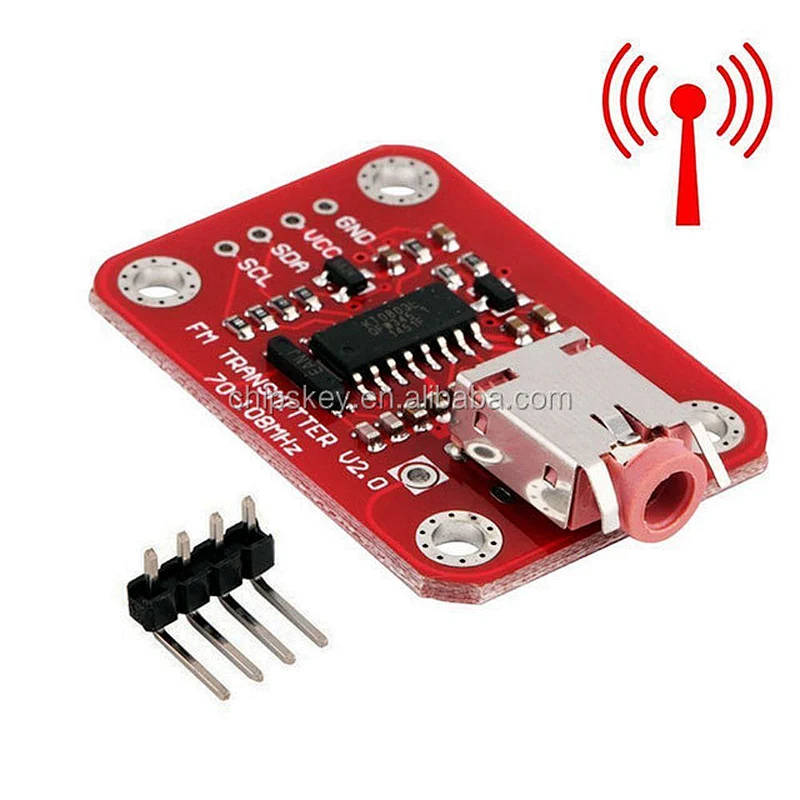 FM Radio Transmitter Module V2.0 Signal Receiver FM 70-108MHz For Building Your Own Radio Station