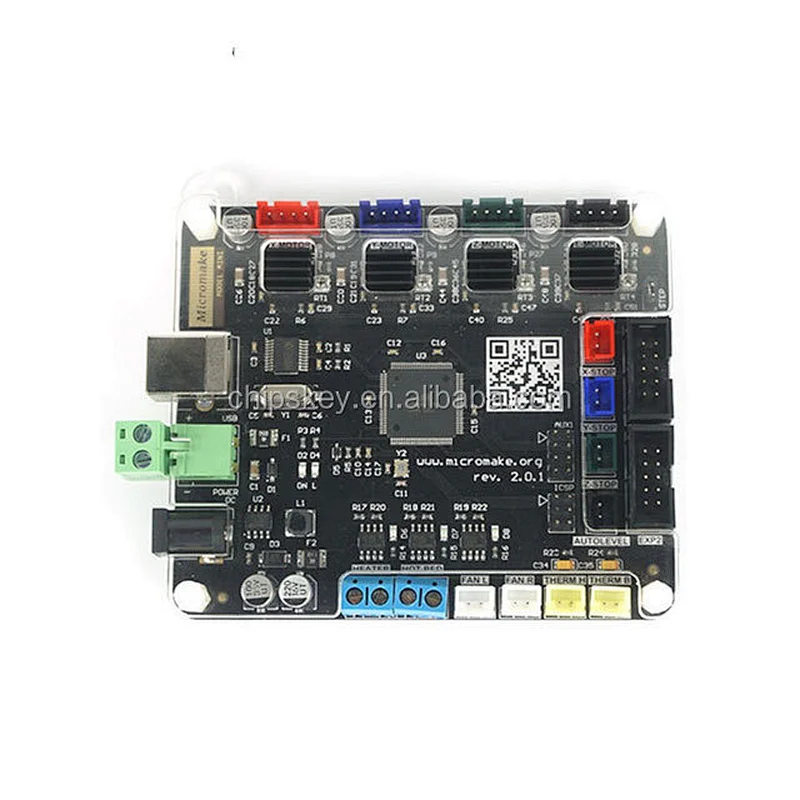 Micromake 3D Printer Controller Main Control Panel Card Compatible Rampe 1.4 Support Heated bed Pieces Of 3D Printer