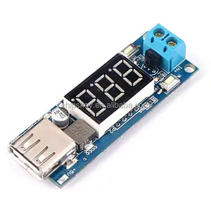 DC/DC BUCK Converter Regulator 4.5-40V 12V To 5V/2A USB Charger Voltmeter Display