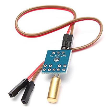 Tilt sensor with a small plate; contains a small PCB board; sensor