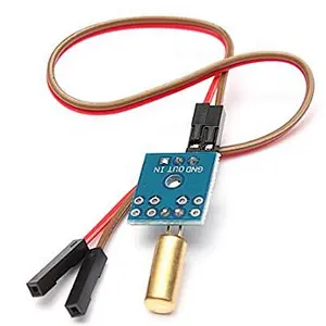 Tilt sensor with a small plate; contains a small PCB board; sensor