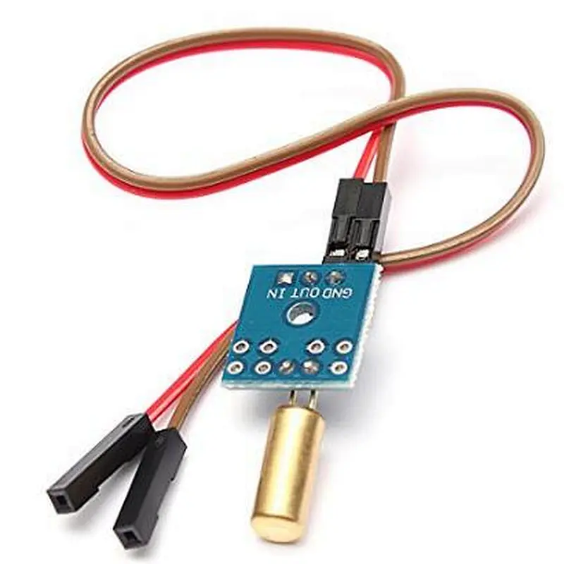Tilt sensor with a small plate; contains a small PCB board; sensor
