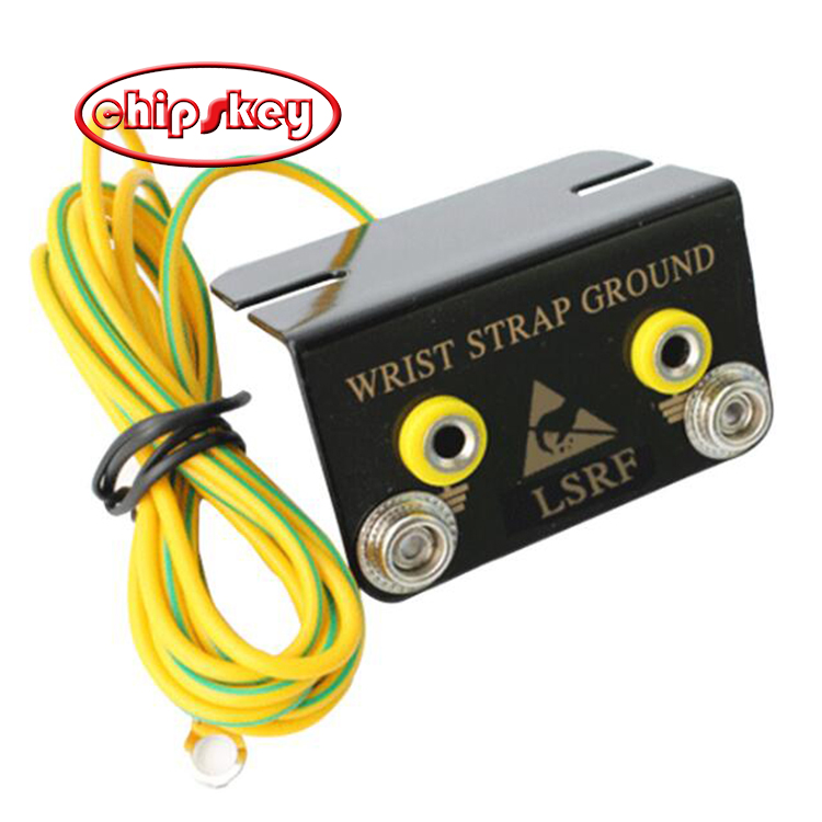 Anti-static L-shaped socket / ground wire socket