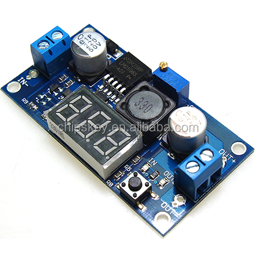 Adjustable 4.0-40V to 1.25-37V 5/12V DC LM2596 Voltage Regulator Experimental Power Buck Converter+LED Voltmeter