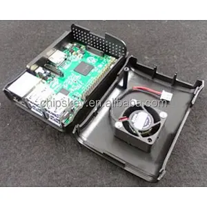 Black Raspberry pi 3 Case With Fan2
