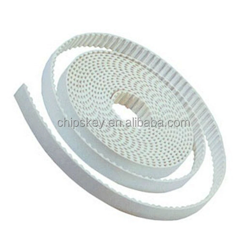 GT2-6 belt white with STEEL