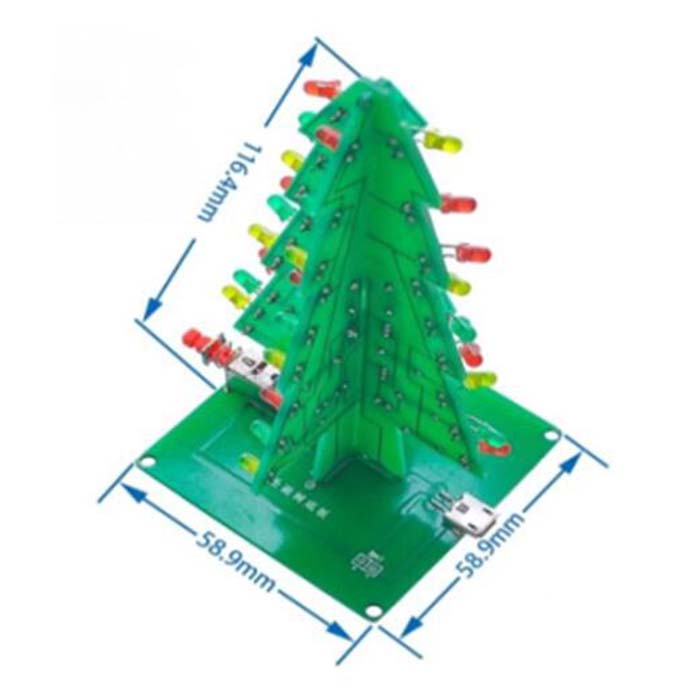 DIY LED  Christmas tree