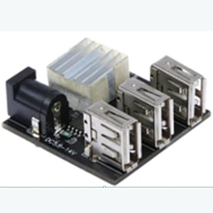 9V 12V to 5V 8A USB mobile power buck boost module 3-port USB mini charging module