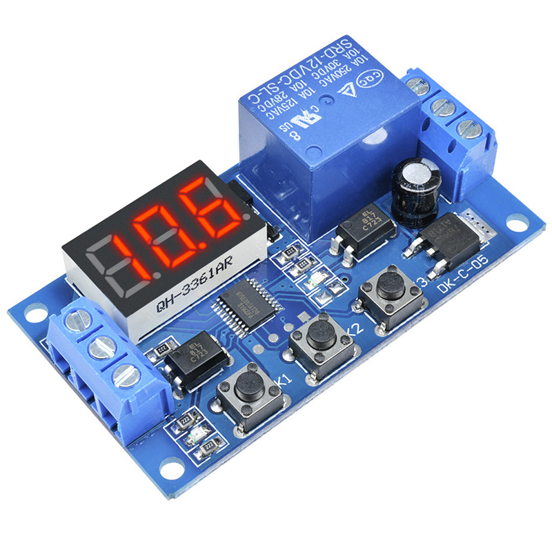 12V 1 ChannelsDelay Relay Trigger delay on and off time cycle timer switch board