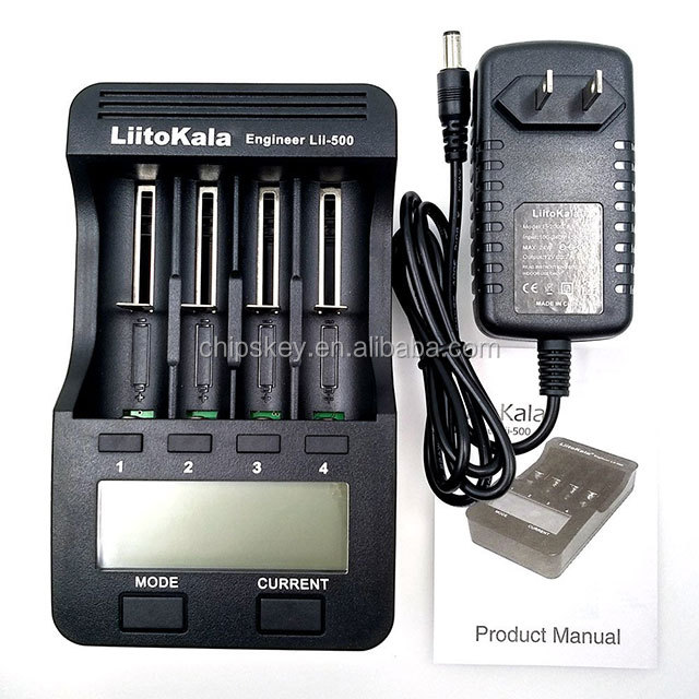 Lii-500 NiMH Battery Charger 3.7V 18650 26650 1.2V AA AAA 5 V output LCD smart charger EUR